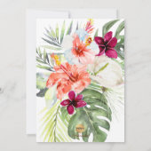 PixDezines Tropical ParadiseGraduation Luxeスクリプト 案内状 (裏面)