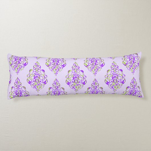 PixDezines Tunis Damask/DIY背景 ボディピロー (裏面)