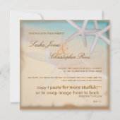 PixDezines Under the Sea、ヒトデ/招待状 招待状 (裏面)