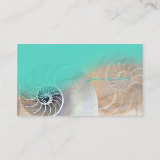 PixDezines Under the Sea, Nautilus 名刺 (裏面)