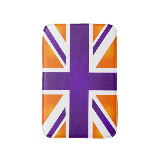 PixDezines union jack/british flag バスマット (正面縦)
