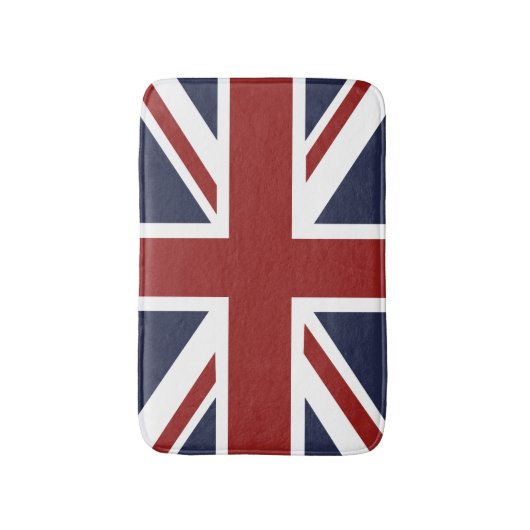 PixDezines union jack/british flag バスマット (正面縦)