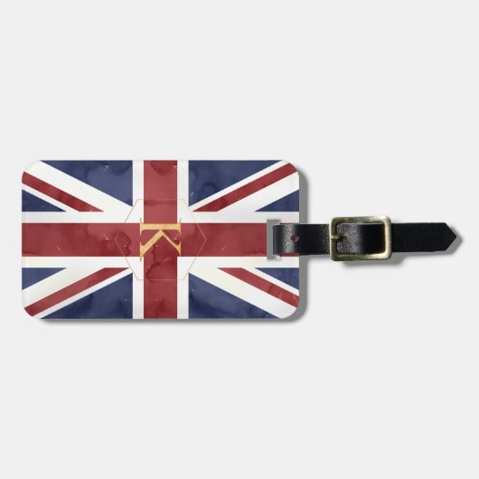 PIXDEZINES UNION JACK + DIY MONOGRAM ラゲッジタグ (正面横)