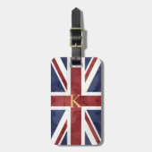 PIXDEZINES UNION JACK + DIY MONOGRAM ラゲッジタグ (正面縦)