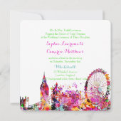 PixDezines urban/london/DIY背景色 招待状 (裏面)