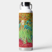 PixDezines Vanゴッホティール(緑がかった色)アイリスセントレミー ウォーターボトル (正面)