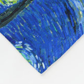 PixDezines vanゴッホ/星空の夜 フリースブランケット (角)