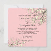 PixDezines VANILLAが旋回/DIYバックグラウンド 招待状 (裏面)