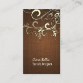 PixDezines vanilla旋回/リネンフェイク 名刺 (正面)