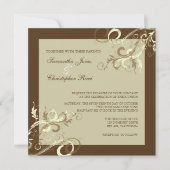 PixDezines VANILLA SWARLS/カフェAU LAIT 招待状 (正面)