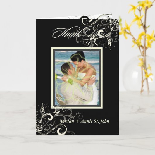 PixDezines vanilla swirls/diy背景色 カード (黄色い花)