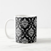 PixDezines Vendome ダマスク、DIY 背景色！ コーヒーマグカップ (左)