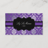 PixDezines Vendome Damask/diy背景 名刺 (正面)