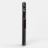 PixDezines Vendome Damask/Pink+Black/DIYカラー Case-Mate iPhoneケース (裏面/右)