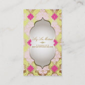 PixDezines venezia damask/フェイクparchment 名刺 (裏面)