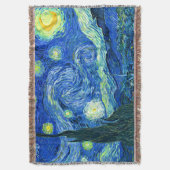 PixDezines vincent vanゴッホ/星夜 スローブランケット (正面縦)