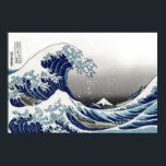PixDezines Vintage, Great Wave, Hokusai 葛飾北斎の神奈川沖浪 ポスター<br><div class="desc">PixDezinves Vintage of Japanese art. The Great Wave of Kanagawa is one of the most seen worldwide. The artist,  Hokusai,  1832 (Edo Period). Depicting okinami as the great waves,  NOT tsunami.</div>