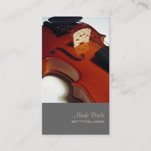 PixDezines Violin/diyカラー/名刺 名刺 (正面)