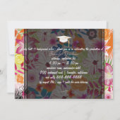 PixDezines Wailea、フローラ卒業 招待状 (裏面)