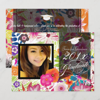 PixDezines Wailea、フローラ卒業 招待状
