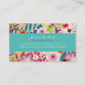 PixDezines wailea/ヴィンテージ背景 名刺 (裏面)