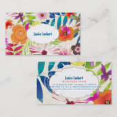 PixDezines wailea/diyバックグラウンド 名刺 (正面/裏面)