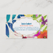 PixDezines wailea/diyバックグラウンド 名刺 (裏面)