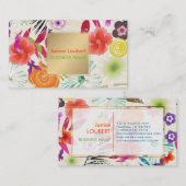 PixDezines Wailea/DIY背景 名刺 (正面/裏面)