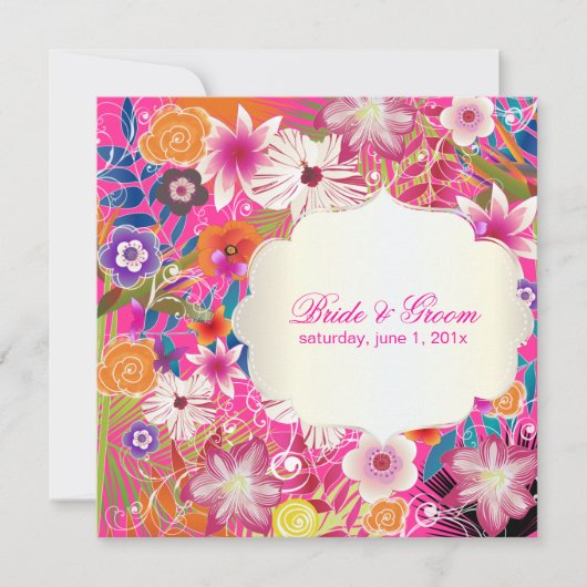 PixDezines wailea/diy背景 招待状 (正面)