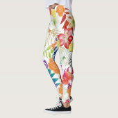 PixDezines Wailea/Hibiscus/DIY Bckgrnd レギンス (左)