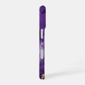 PixDezines WATERCOLOR AGATE PURPLE iPhone カー 16ケース (右側面)