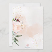 PixDezines Watercolor Delicateバラバルミツワー 招待状 (裏面)