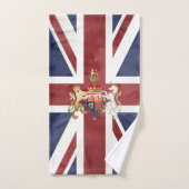 PIXDEZINES WATERCOLOR UNION JACK and INSIGNIA バスタオルセット (ハンドタオル)