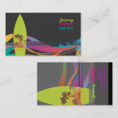 PixDezines Wave Crest Hawaii ♥♥♥♥♥ 名刺 (正面/裏面)