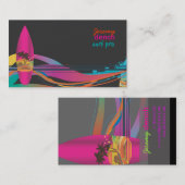 PixDezines Wave Crest Hawaii ♥♥♥♥♥ 名刺 (正面/裏面)