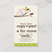 PixDezines Whoot's Daybreak 名刺 (裏面)