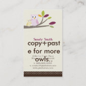 PixDezines Whoot's Daybreak 名刺 (裏面)