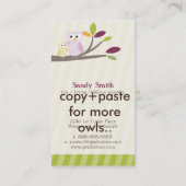 PixDezines Whoot's Daybreak 名刺 (裏面)