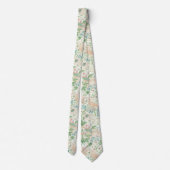 PixDezines William Morrisイチゴ泥棒パステル ネクタイ (裏面)