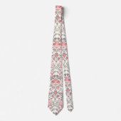 PixDezines William Morrisイチゴ泥棒ピンク ネクタイ (正面)