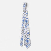 PixDezines William Morris Cornflower Blue DIY ネクタイ (裏面)