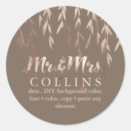 PixDezines Willow/フェイクバラ金ゴールド/DIY背景 ラウンドシール