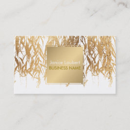 PixDezines Willow/Gold Foil/DIYフェイクバックグラウンド 名刺