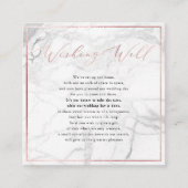 PixDezines Wishing，書道のフェイク金ゴールド エンクロージャーカード (正面)