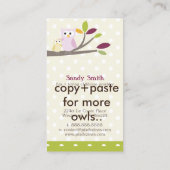 PixDezines Woot's Daycare 名刺 (裏面)