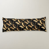 PixDezines XOXO/フェイク金ゴールド/DIY背景色 ボディピロー (裏面)