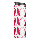 PixDezines xoxo/red/DIY背景 タンブラー (回転右)