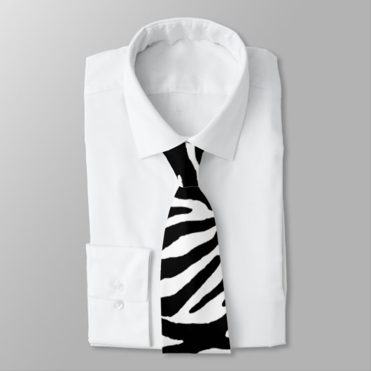 PixDezines zebra/DIYカラー ネクタイ (タイ)