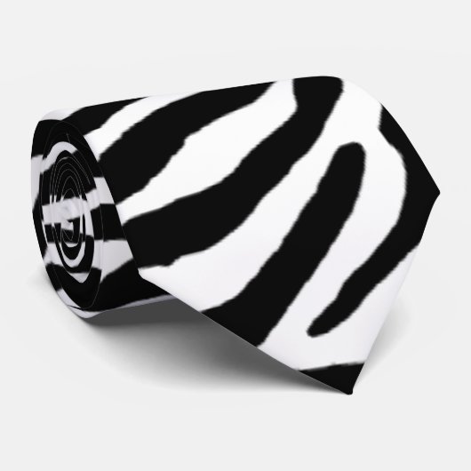 PixDezines zebra/DIYカラー ネクタイ (ロール)
