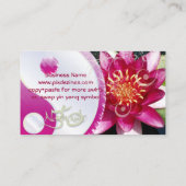 PixDezinesFuschia Lotus +真珠旋回+陰陽 名刺 (裏面)